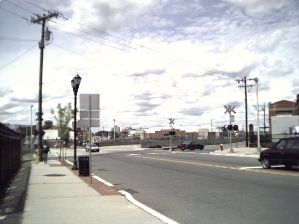 Grade Crossing at South Broad Street, Trenton.